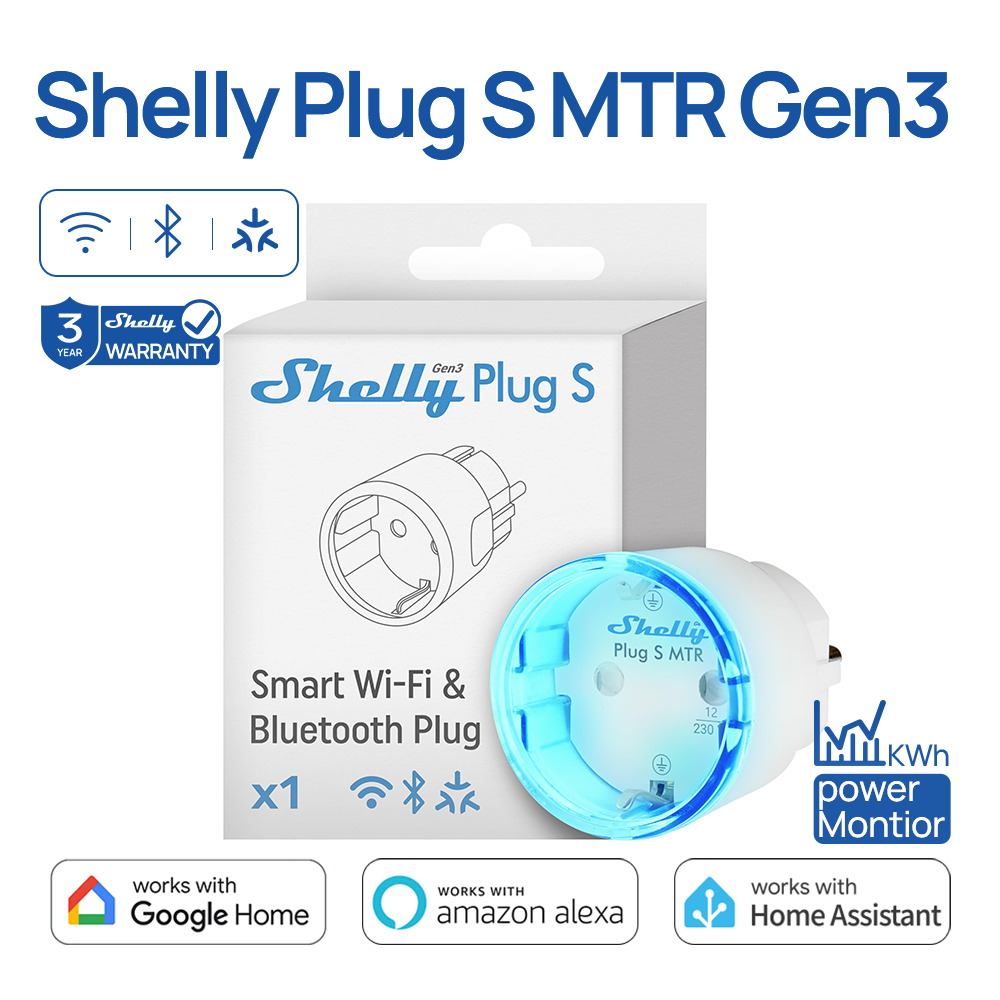 Shelly Relay Module - Shelly Plug S MTR Gen3 Matter