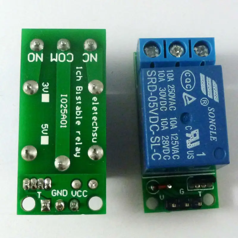 Shelly Relay Module - Flip-Flop Latch Relay Module Bistable Self-locking