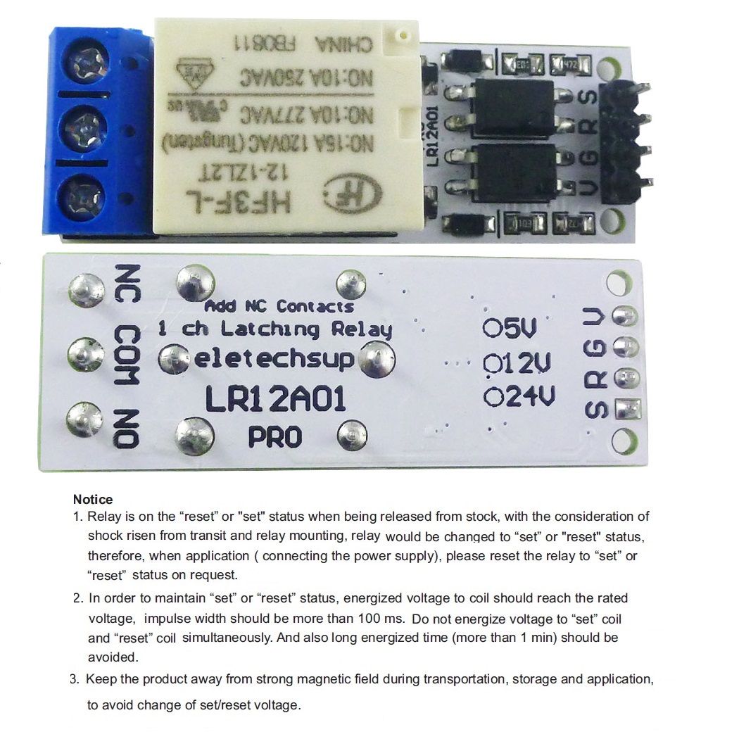 Shelly Relay Module - ESP32 Compatible 5V 12V 24V Magnetic