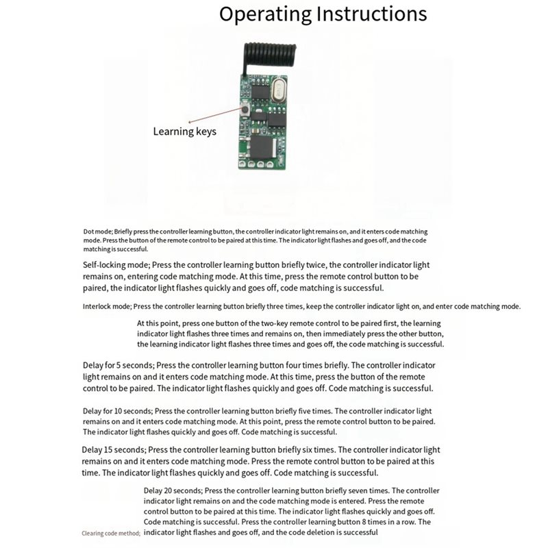 B04B-For RF Switch Controller+ - 433Mhz Receiver Module recension och pris