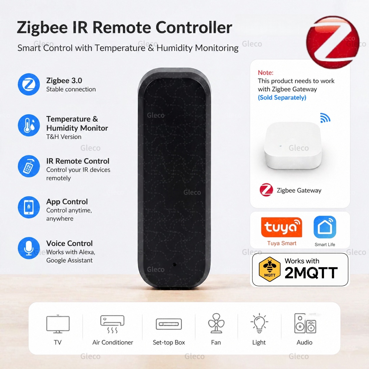 Zigbee Smart IR Remote Control - Ir Blaster Universal recension och pris