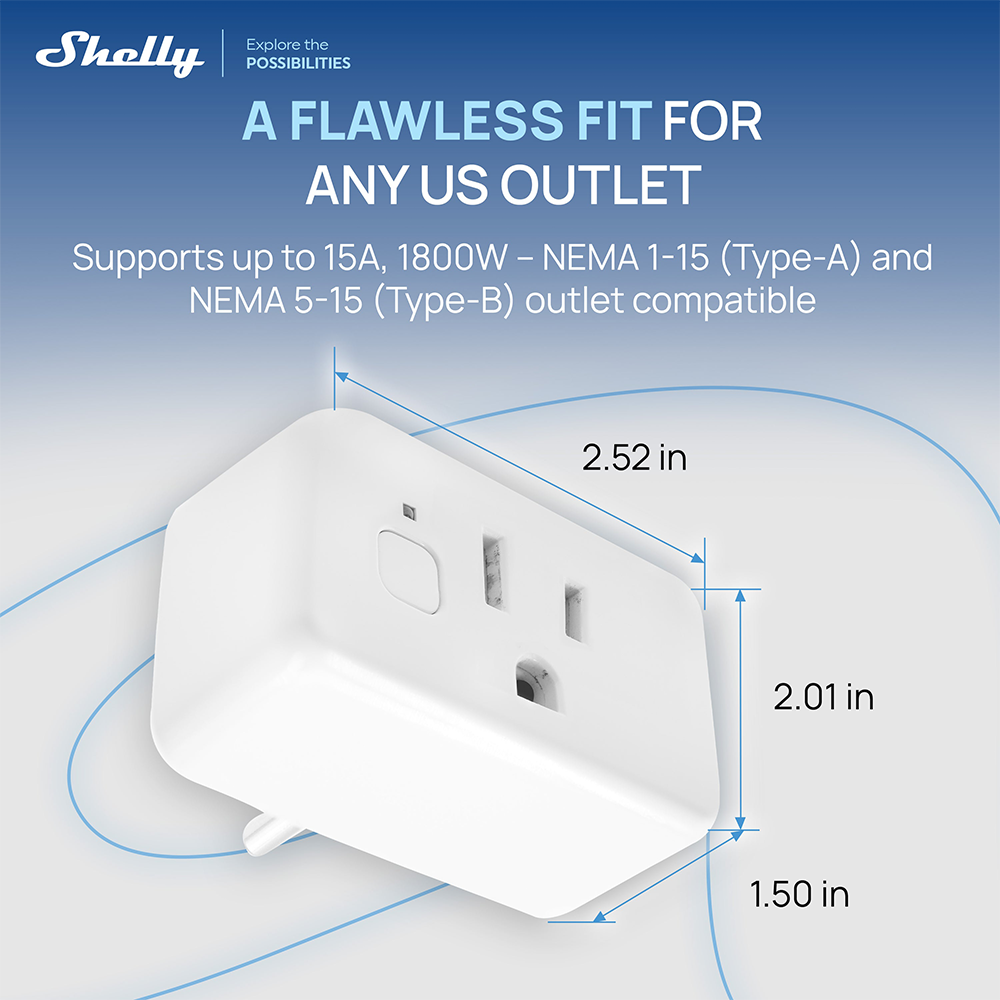 Shelly Plug US Gen4 Zigbee Cer - Shelly Relay Module recension och pris