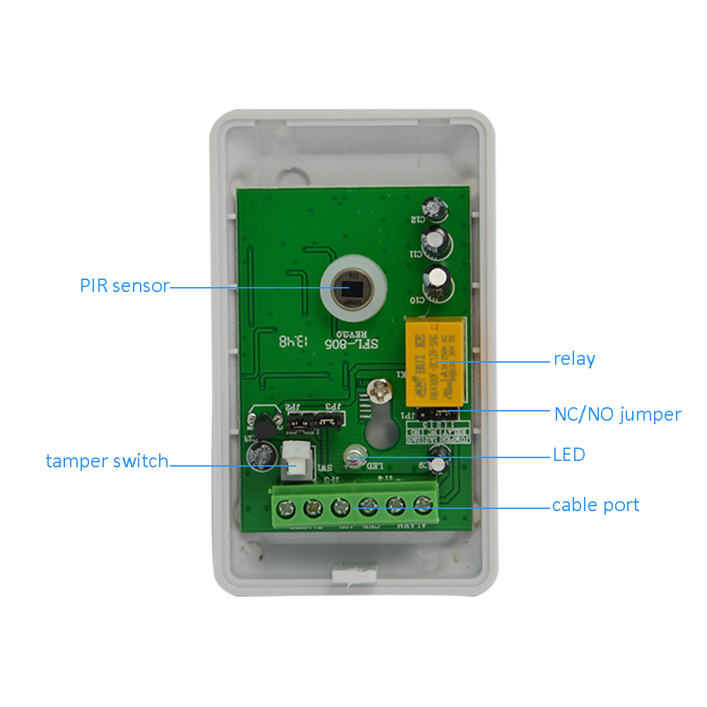 1Pcs Indoor Wired PIR Motion S - Motion Sensor Pir Wired recension och pris