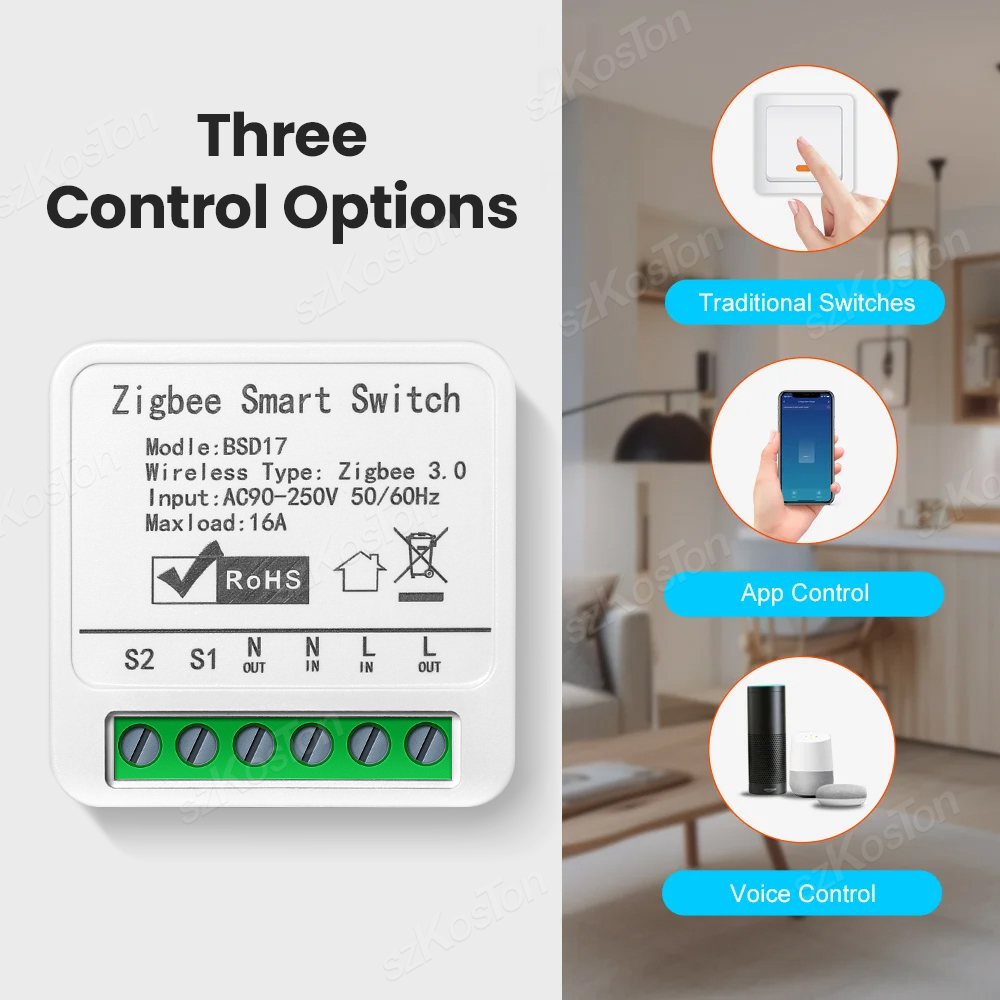 16A Tuya ZigBee Smart Switch M - Smart Home Automation Diy recension och pris